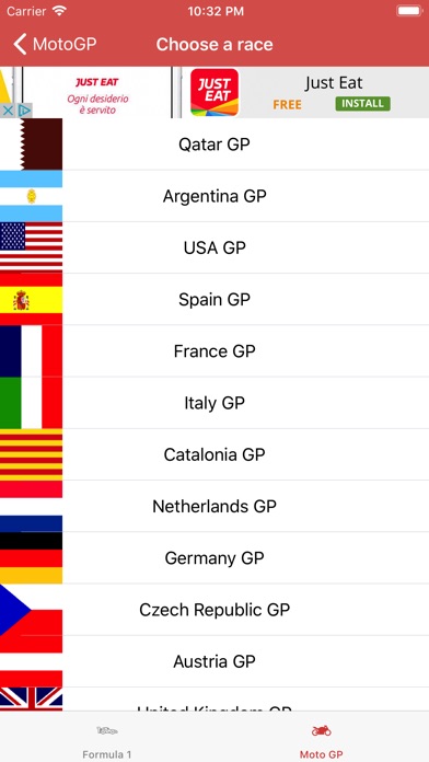 InfoRace - F1 & Moto GP screenshot 3
