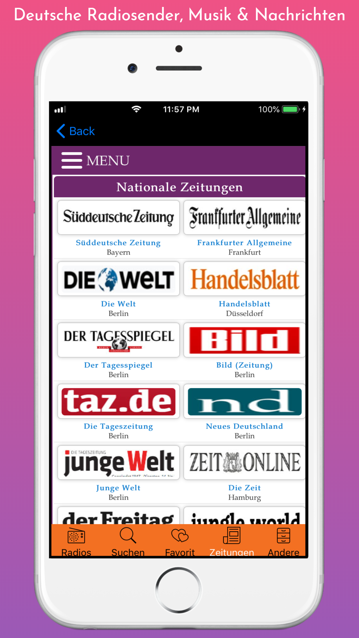 Deutsche Radiosender & Musik screenshot 5