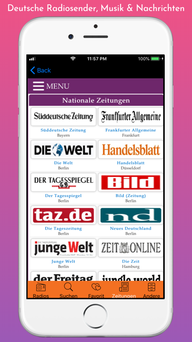 Deutsche Radiosender & Musik screenshot