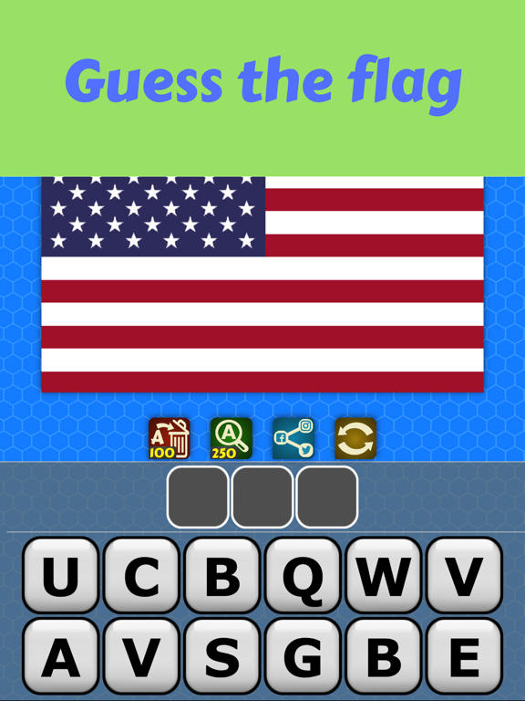 Flag Mania : Word Guess&Trivia iPad screenshot 1 - Games app