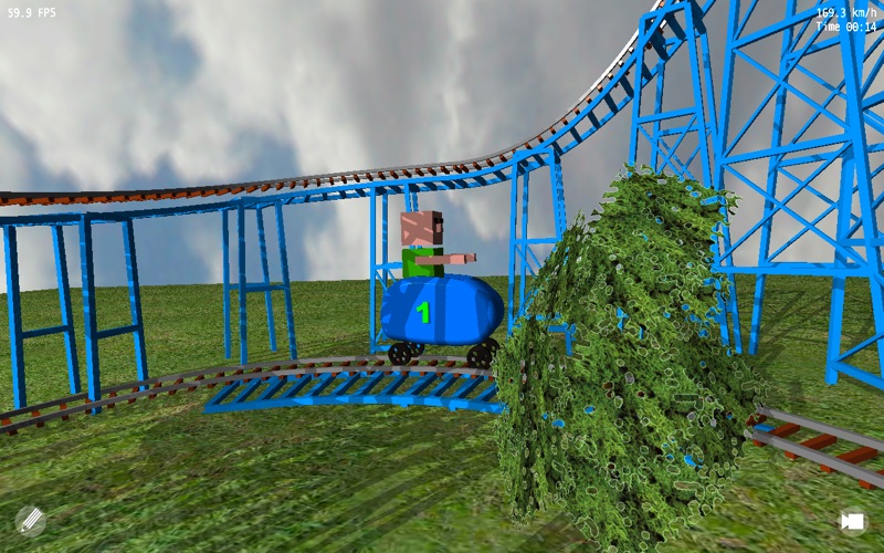 Screenshot #2 pour Toy RollerCoaster 3D