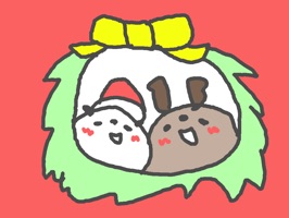 冬に使うぱんだのステッカー40です。