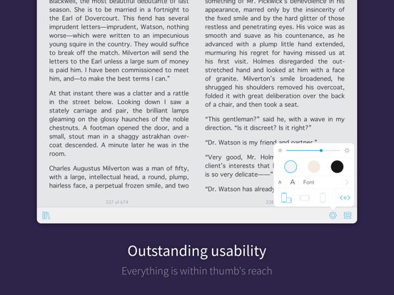 Screenshot #5 pour Delta. Modern ebook reader