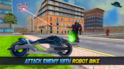 Flying Robot Bike 2018 screenshot 2