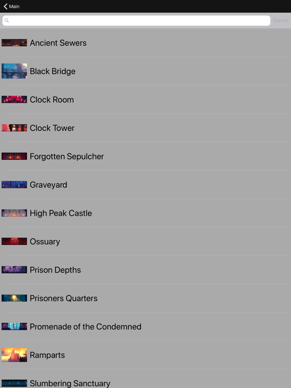 Wiki for Dead Cells iPad screenshot 4 - Reference app