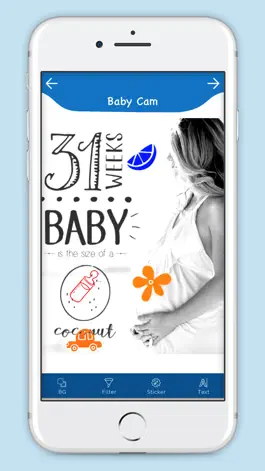 Game screenshot Baby Cam : Pregnancy Milestone apk