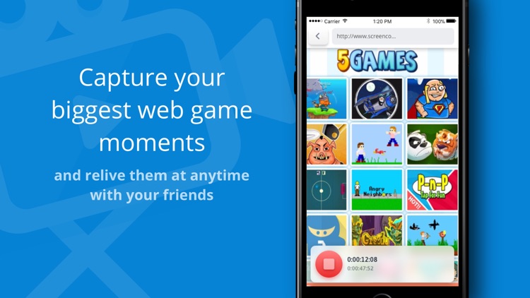 Web Screen - Recorder Browser