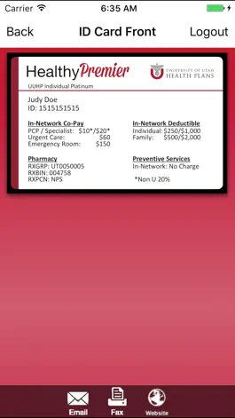 Game screenshot University of Utah Health Plans ID Card hack