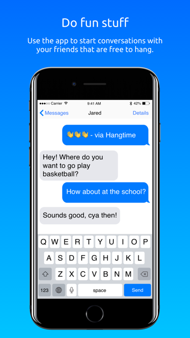 Screenshot #3 pour Hangtime - Make Plans Quick