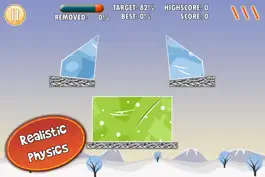 Game screenshot Cut Ice Blocks With Three Slices Pro apk