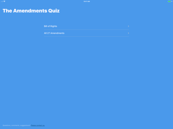 Screenshot #4 pour The Amendments Quiz