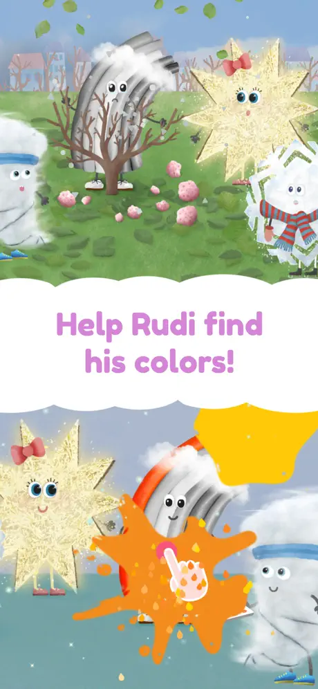 Rudi Rainbow Book For Children