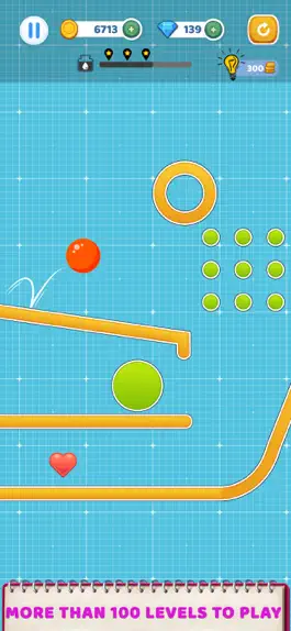 Game screenshot подпрыгивать Мяч - Рисовать Ли mod apk