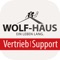 Mit der WOLF HAUS-APP erhalten Vertriebsmitarbeiter, Zulieferer, externe Mitarbeiter und Kunden der WOLF-HAUS GmbH die Möglichkeit sich immer aktuelle Unterlagen und Informationen auf Ihre Smartphones und Tablets zu laden