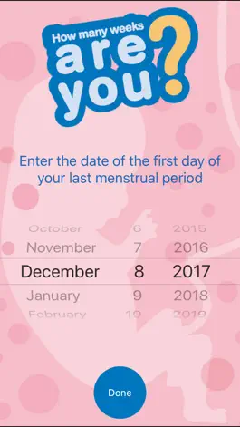 Game screenshot How many weeks are you? apk