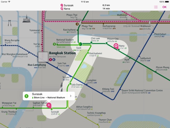 Screenshot #6 pour Bangkok Rail Map Lite