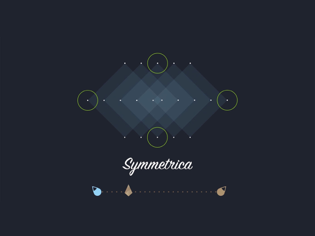 ‎Symmetrica - Minimalistic game Screenshot