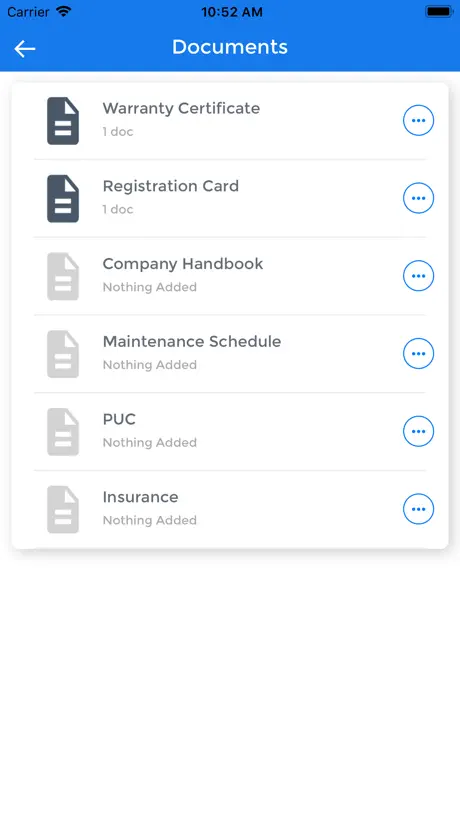 Mileage Track App