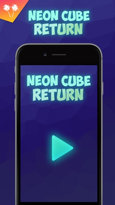 Neon Cube Return screenshot 2