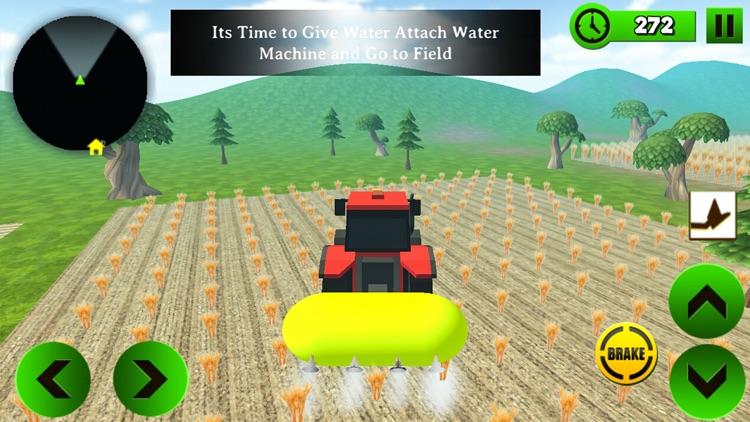 Block Farming Tractor Sim screenshot-3
