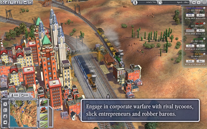 sid meier's railroads! iphone screenshot 3