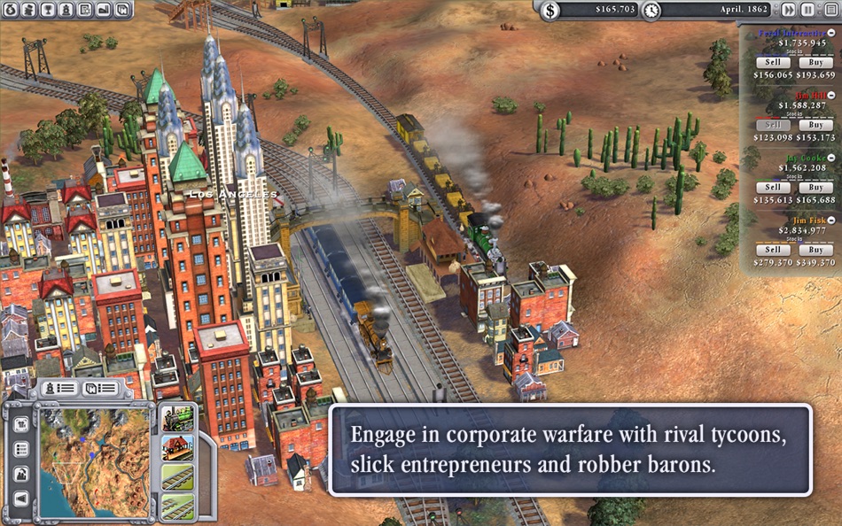 #3. Sid Meier's Railroads! (macOS) Bởi: Feral Interactive Ltd