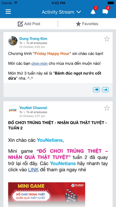 Truyền thông công việc screenshot 2