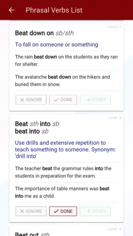 Game screenshot Phrasal Verbs Express Trainer apk