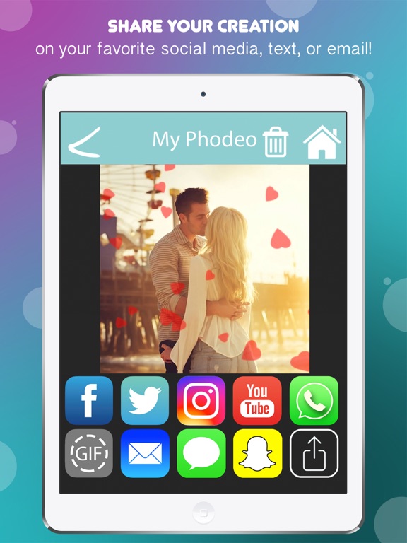 Phodeo- Animated Pic Maker iPad screenshot 4 - Photo & Video app