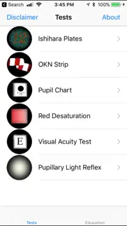 pocket eye exam iphone screenshot 1