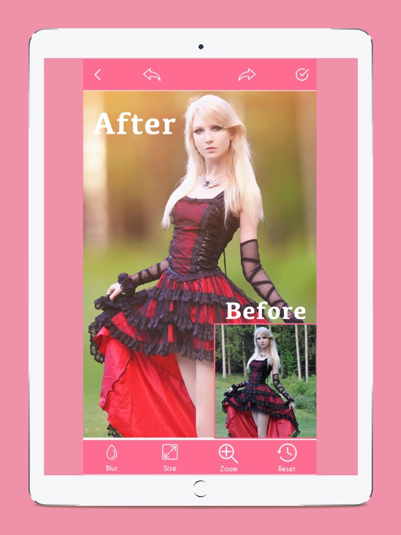 Blur Background : DSLR Camera iPad screenshot 4 - Photo & Video app