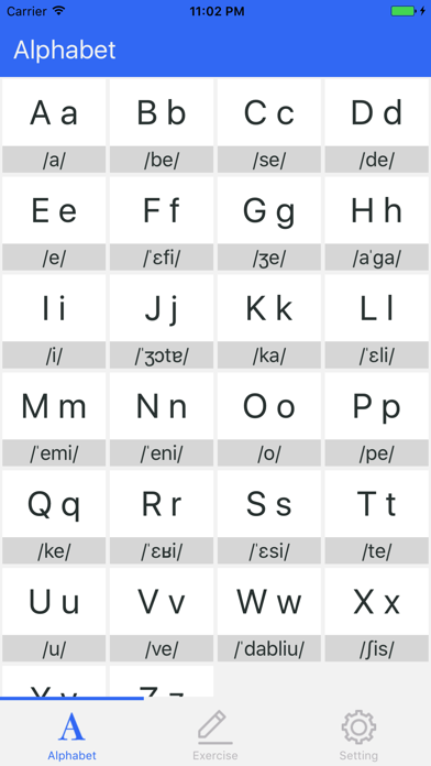 Screenshot #1 pour português - The Basic Alphabet