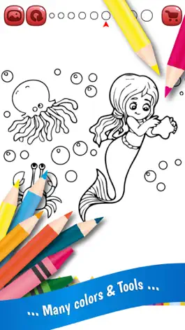Game screenshot Mermaids Coloring Book apk