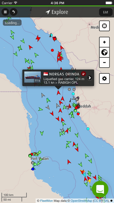 FleetMon Mobile - live ships: AIS vessel tracking and ship finder Screenshot 2