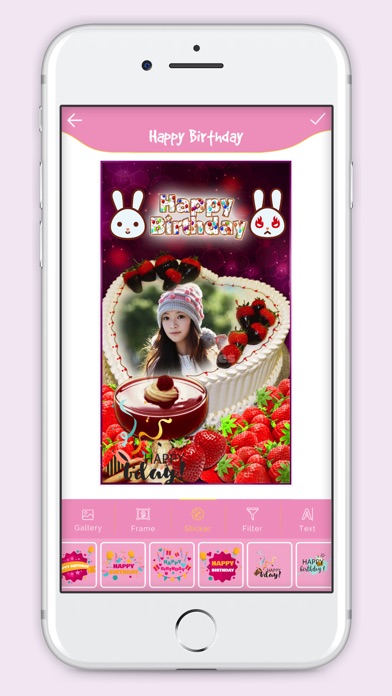 Happy Birthday Cake Frame screenshot 4