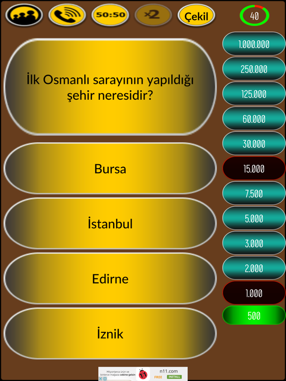 Screenshot #5 pour Kpss Milyoner Bilgi Yarışması