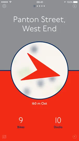Screenshot von London Bikes — Die Einfache Santander Cycles App auf dem iPhone 2