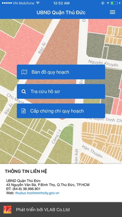 Screenshot #1 pour Thông tin quy hoạch Thủ Đức