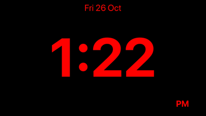 Screenshot #2 pour Minimalistic Bedside Clock