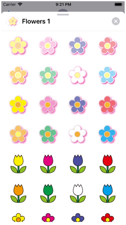 Flowers 1 Stickers