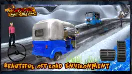 Game screenshot Tuk Tuk Auto Winter Rickshaw mod apk
