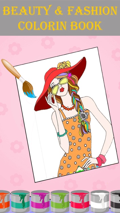 Beauty & Fashion Coloring Book