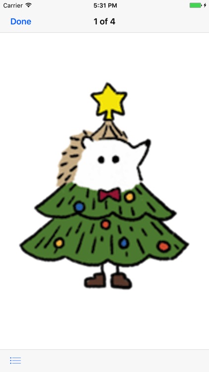 Merry Christmas Cute Hedgehog