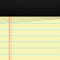 Well, here's our stab at that old style of notepad with yellow paper and lines