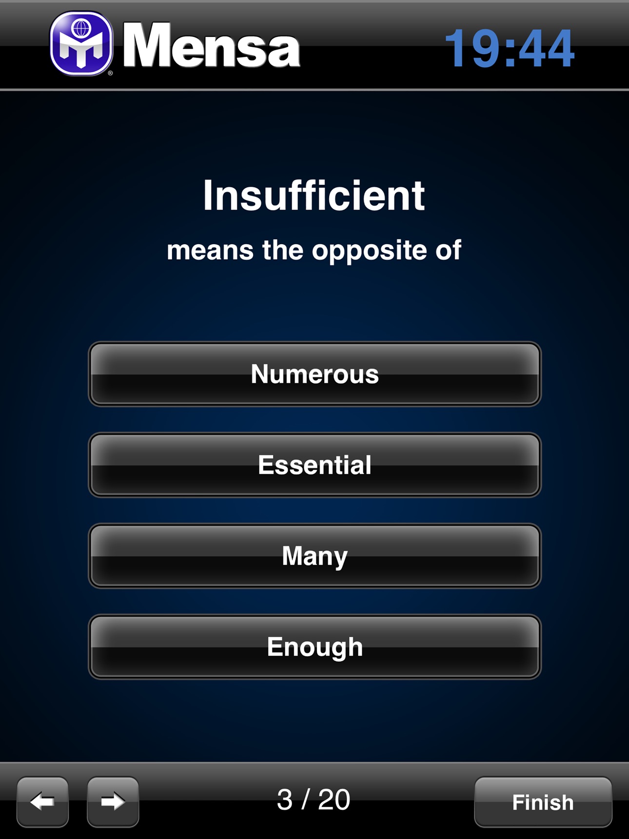 Screenshot 7 of Mensa Brain Test