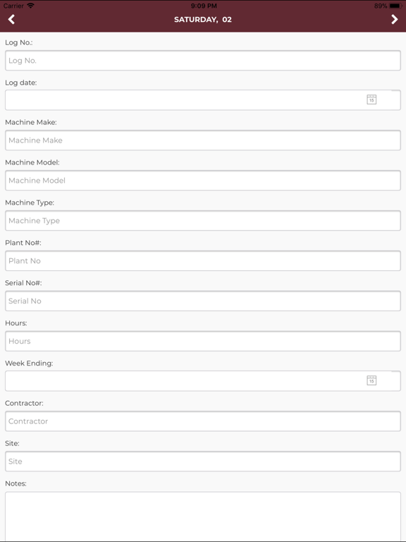 Screenshot #5 pour Plant and Machinery Check List