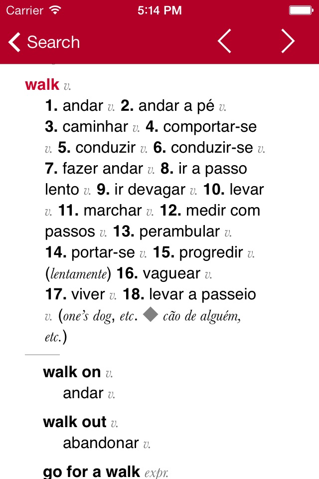 Accio: Portuguese-English screenshot 2
