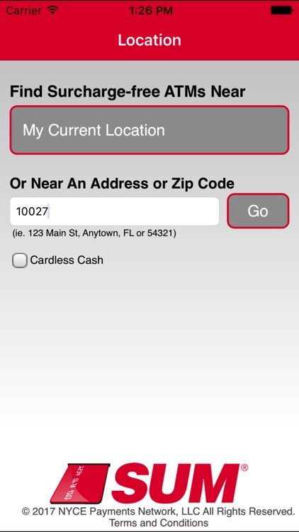 SUM ATM Locator