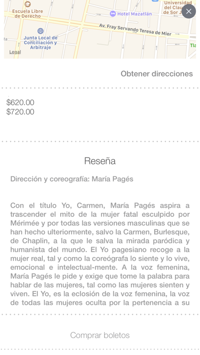 INBA Cartelera screenshot 4