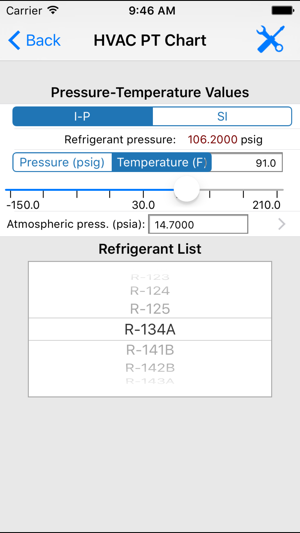Hvac Temp Pressure Chart
